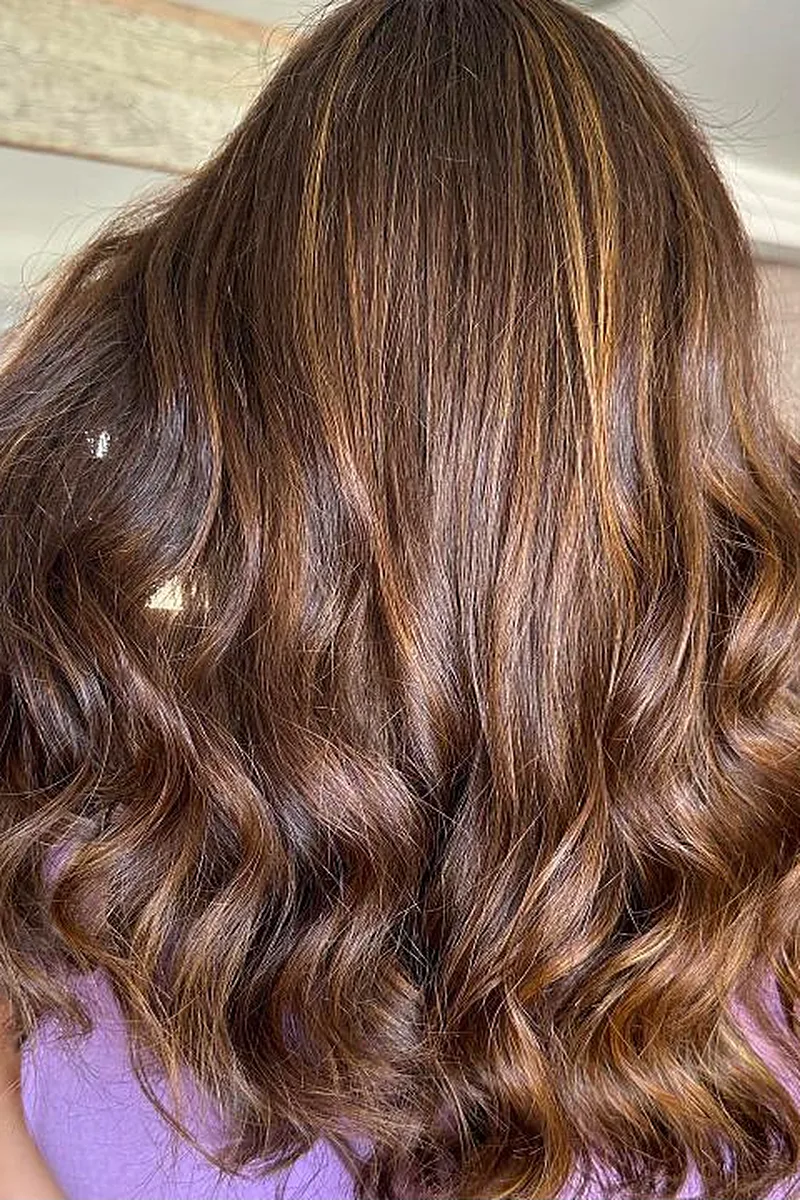 O cabelo de costas, depois